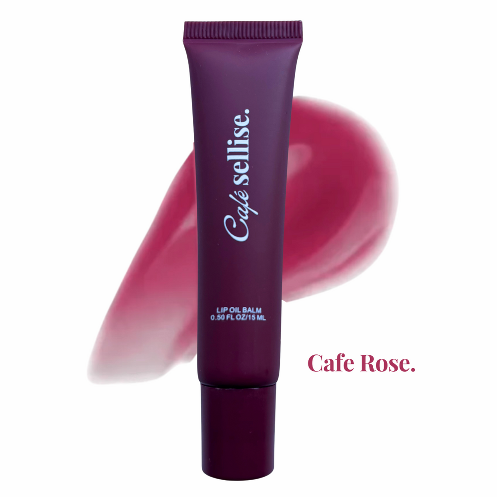 Lip Oil Balm - Cafe Rose